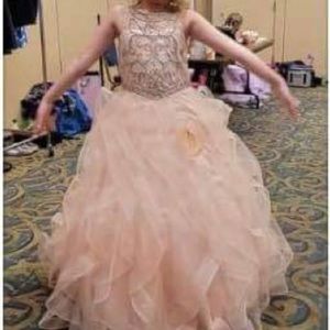 Girls Size 10 pageant dress